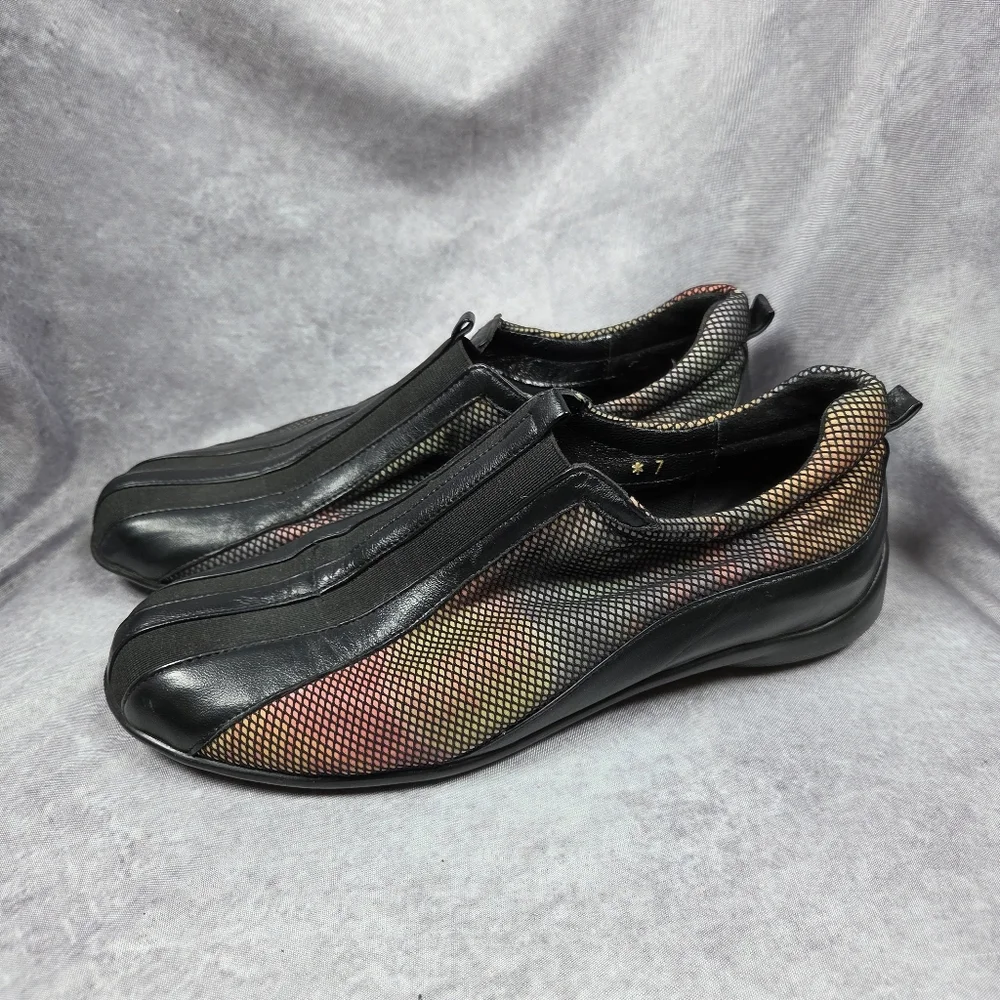 Espase Funky Futuristic Y2k Slip on Sneakers Size 7